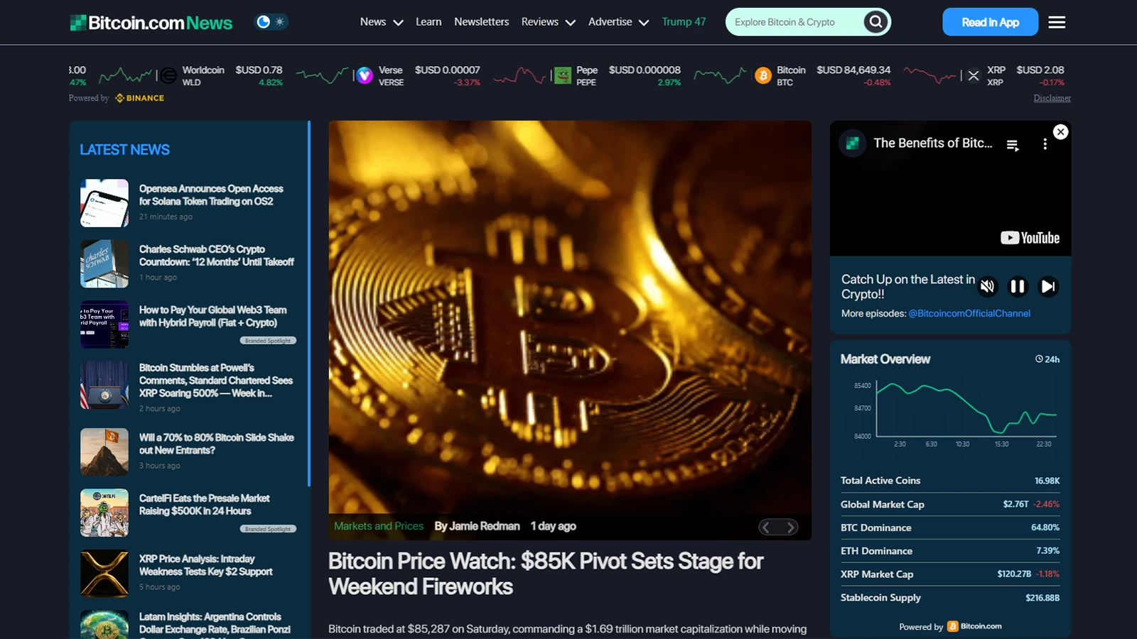bitcoin news